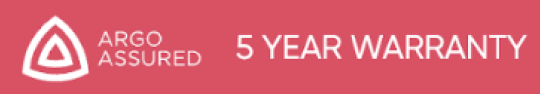 Argo Assured 5 year warranty