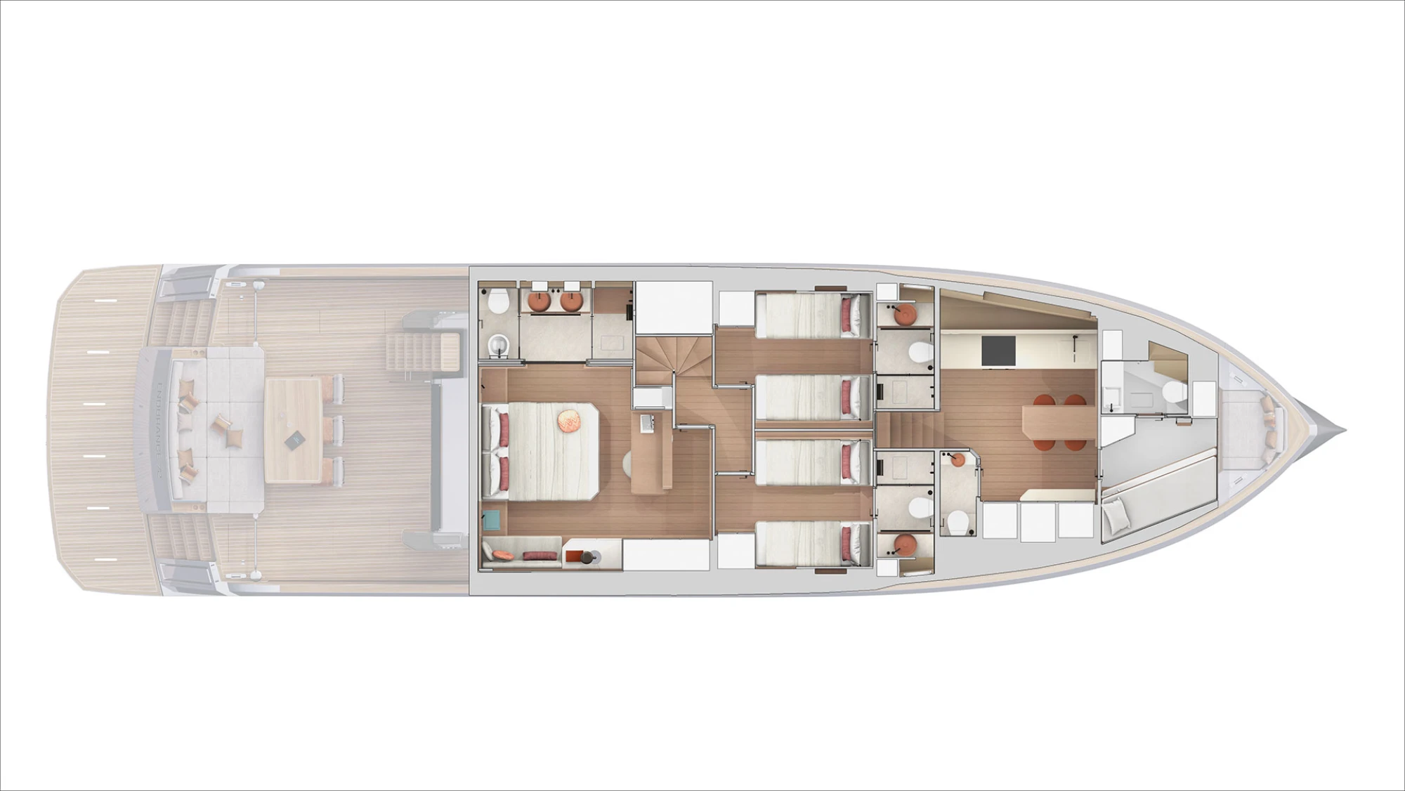 Interior View Galley Down