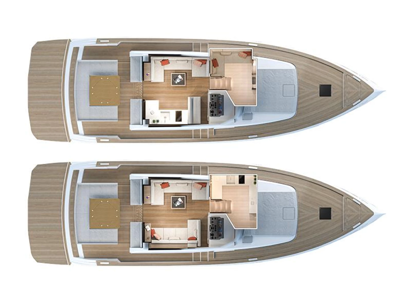 Pardo Yachts GT52 For Sale - Layout